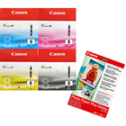 ����� ���������� Canon CLI-8 ������ �����+������ 10*15